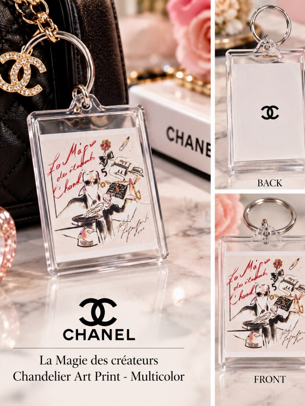 Chanel La Magie des créateurs Chandelier Art Print - Multicolor
